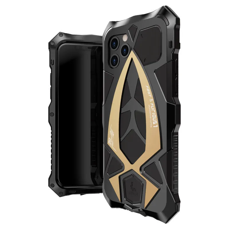 Shockproof Armor Metal Phone Case For iPhone