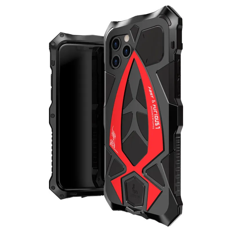 Shockproof Armor Metal Phone Case For iPhone