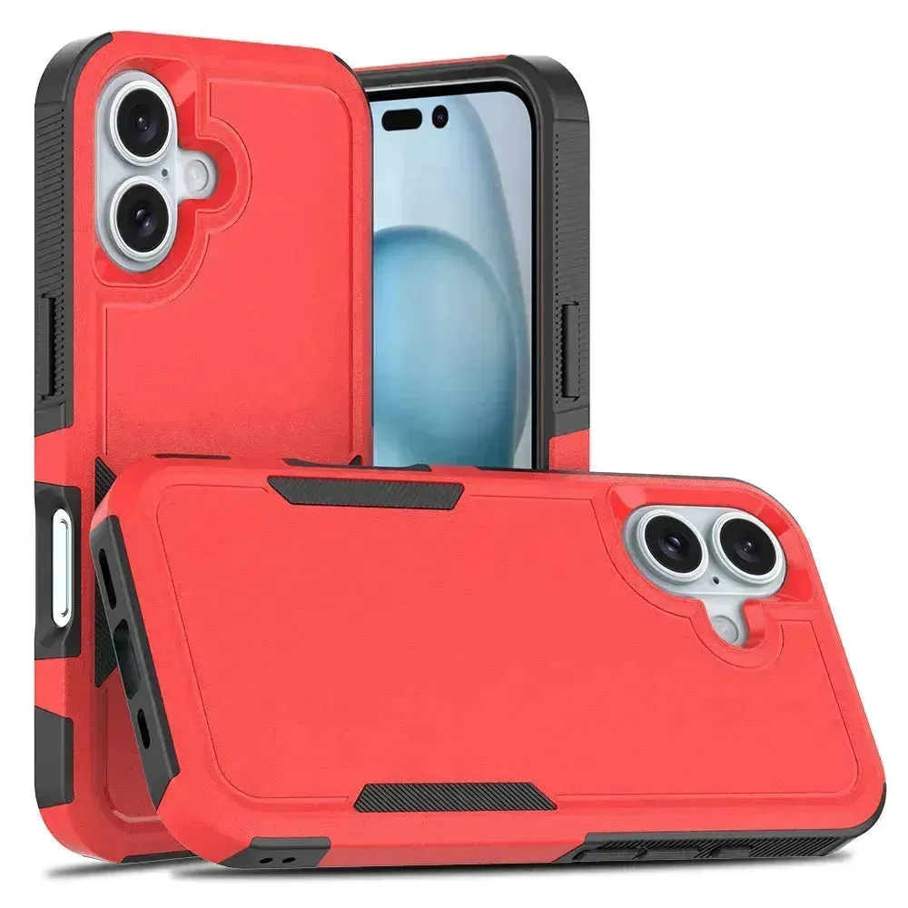 Shockproof Two Layer Protection Case (For iPhones)