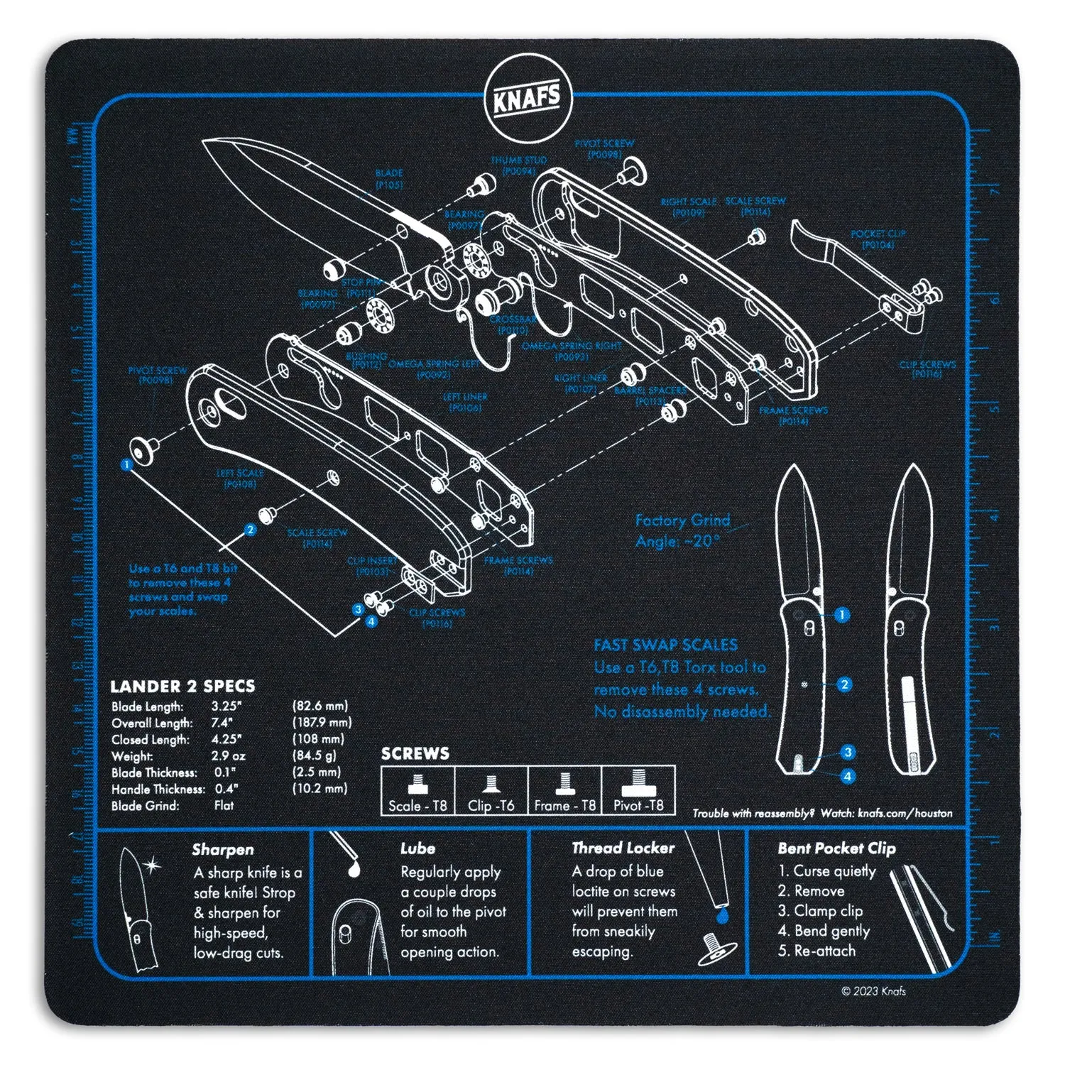 Shop Mat / Mouse Pad - Lander 2