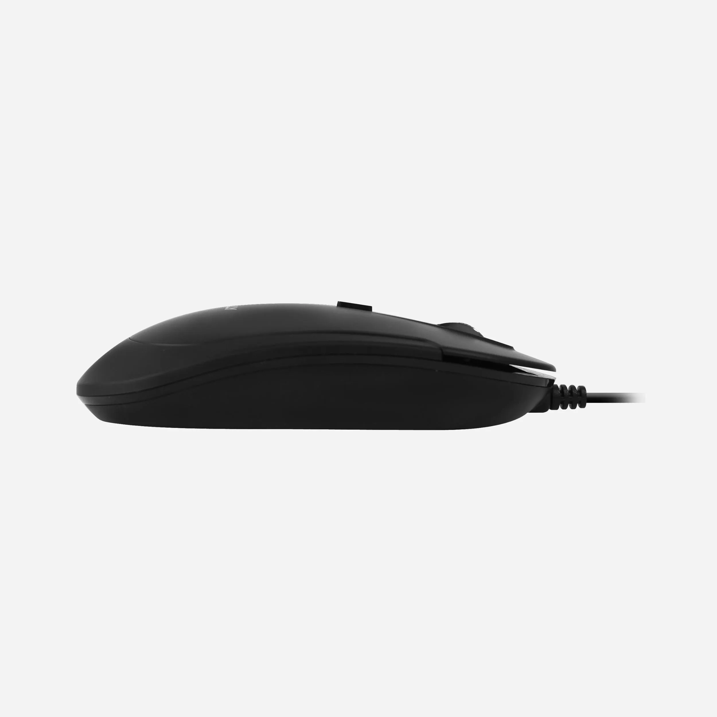 Silent USB Wired Mouse for Mac and PC (Black)