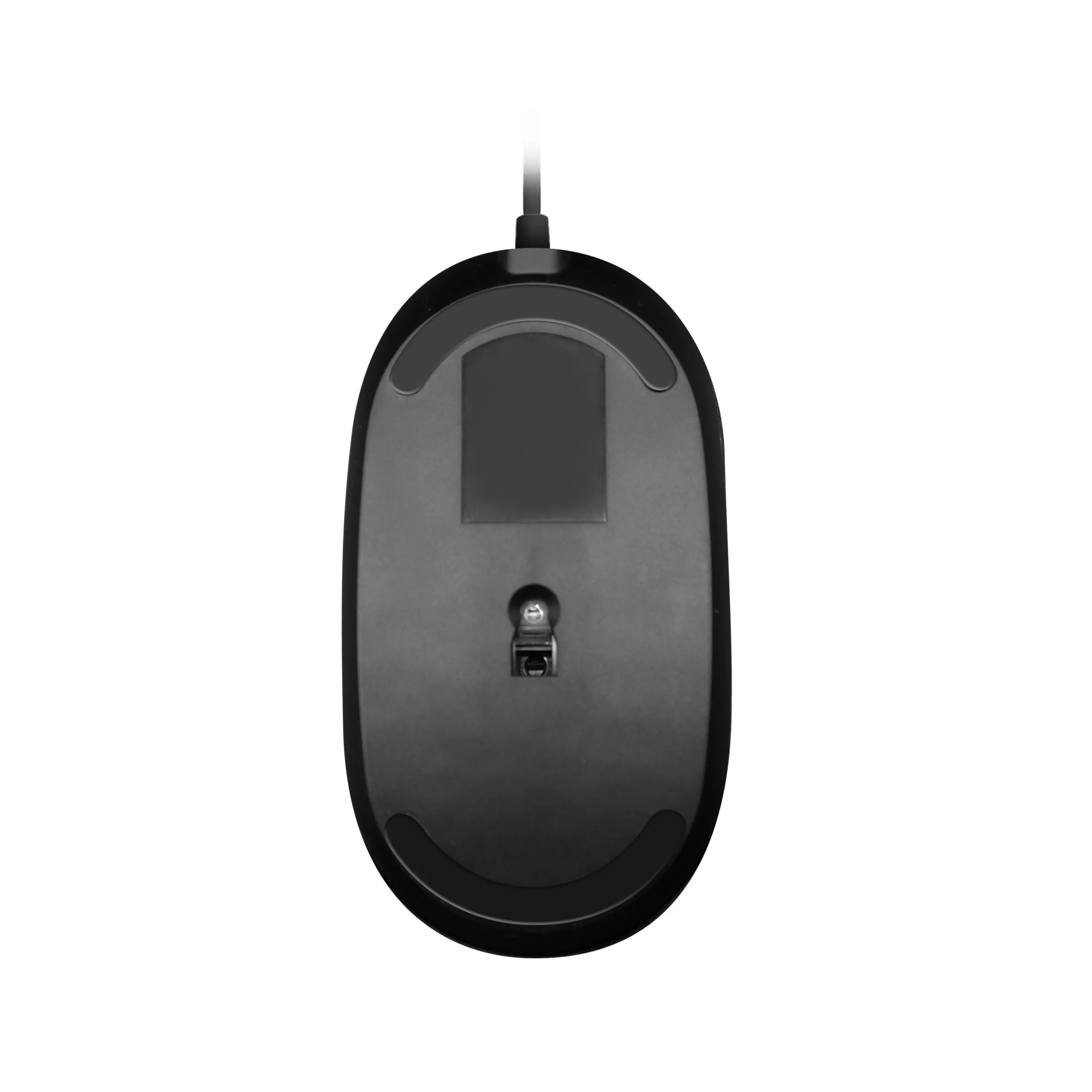 Silent USB Wired Mouse for Mac and PC (Black)