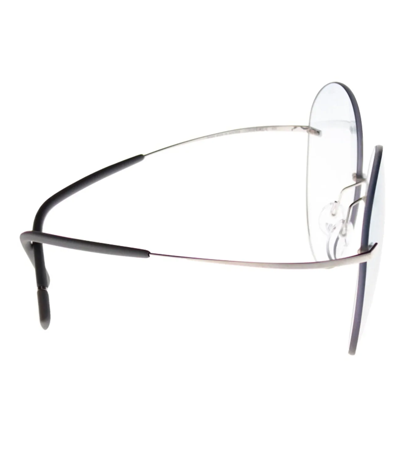 Silhouette Women's Spheric Silver Cat-Eye Optical Frame