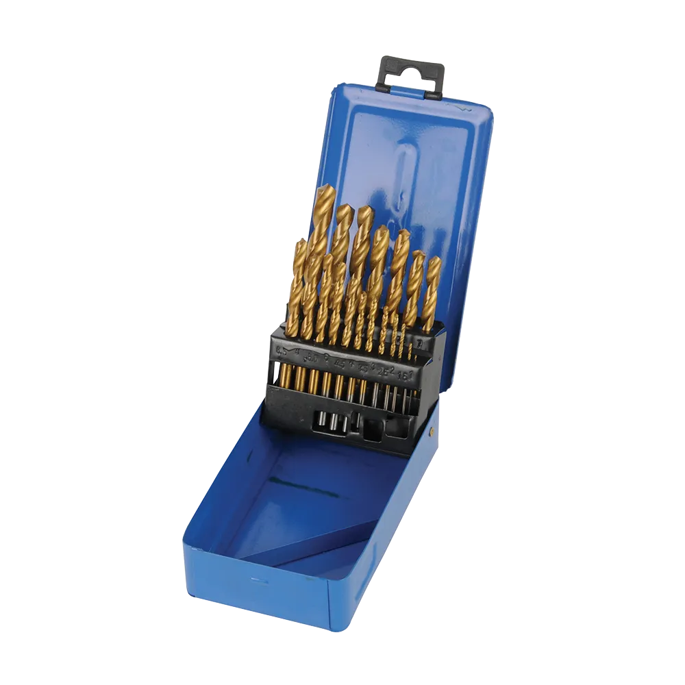 Silverline Titanium-Coated HSS Drill Bit Set 19pce - 19pce