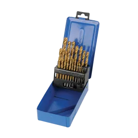 Silverline Titanium-Coated HSS Drill Bit Set 19pce - 19pce