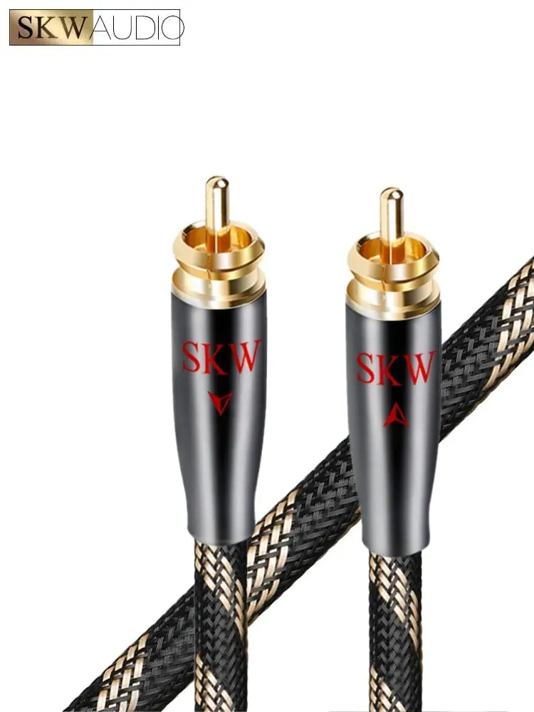 SKW BG01 / BG-01 RCA Audio Cable Male to Male Subwoofer Digital Coaxial HiFi Cable