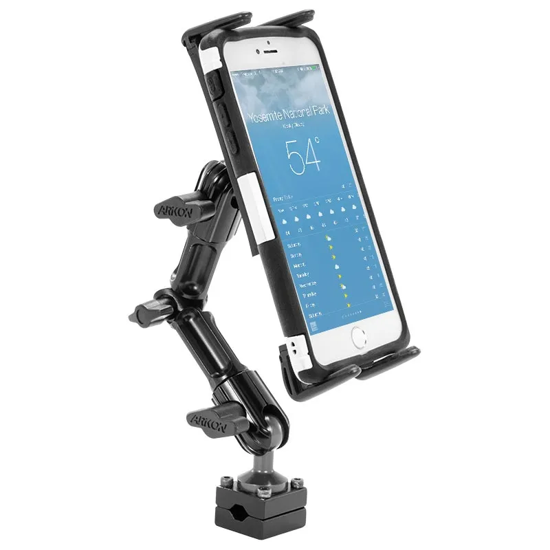 Slim-Grip® Ultra Phone and Midsize Tablet Holder with Multi-Angle headrest Mount