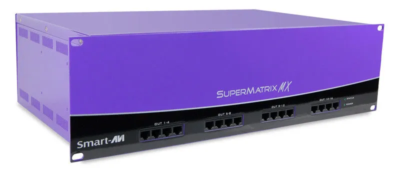 SmartAVI SMX-AV3216S Component or UXGA   Audio over CAT5 32x16 Matrix with RS-232