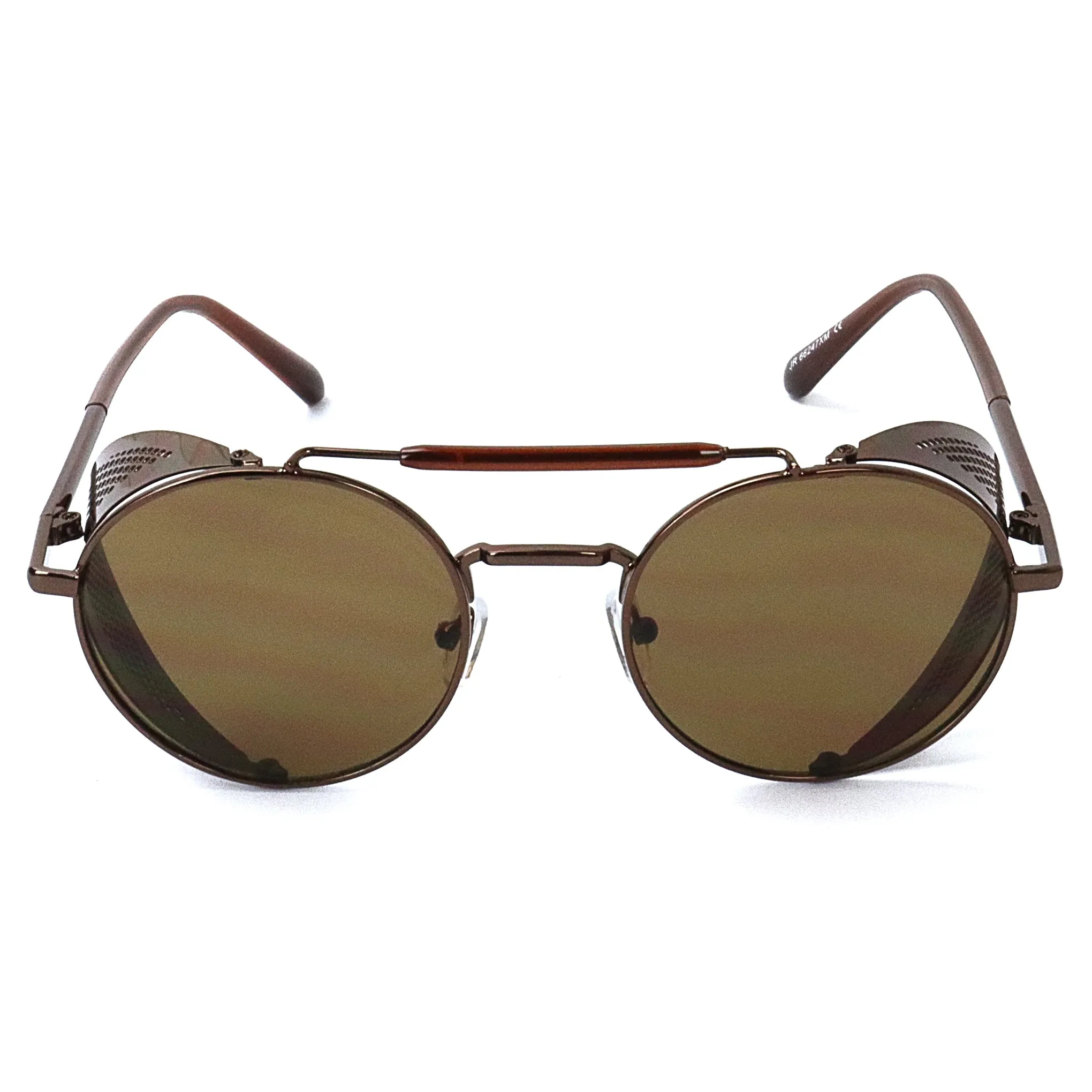 Steampunk Metal Sunglasses - Tea