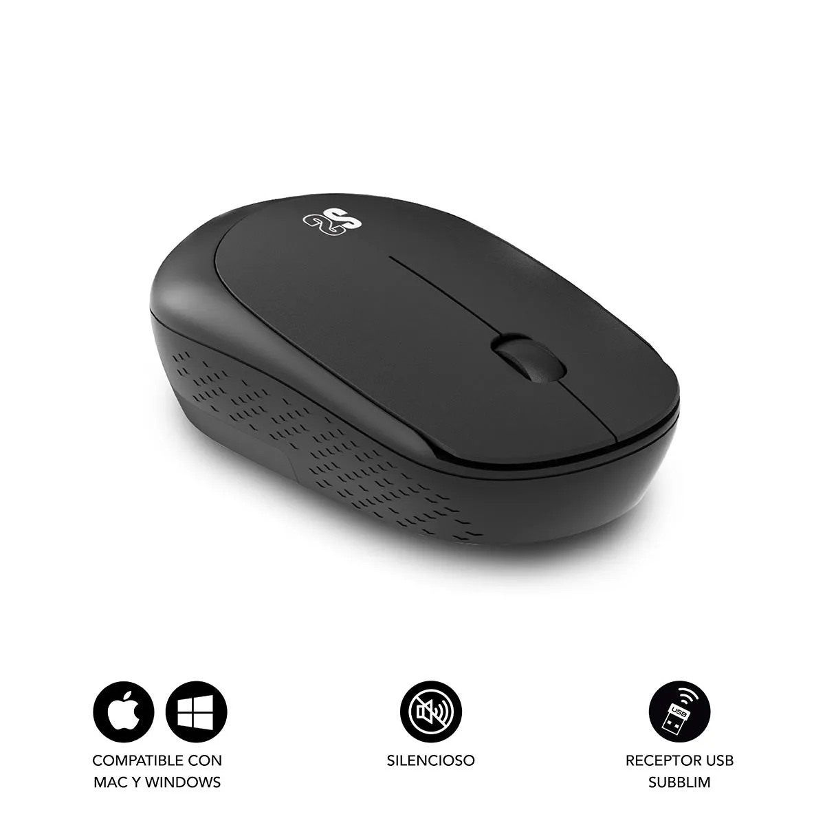 Subblim Silent Business Plus Mouse Wireless 2.4G 1200 Dpi Submo-B2sw010