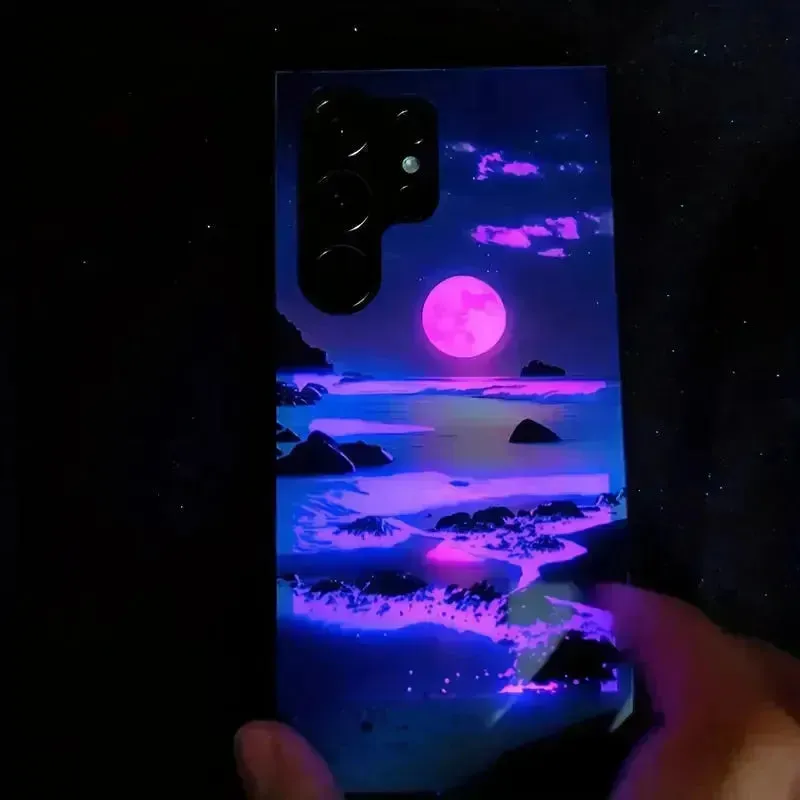 Sunset Beach Glowing Smart Cover (For Samsung)