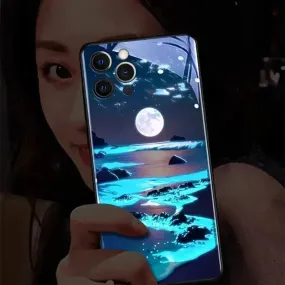 Sunset Beach Glowing Smart Cover (For Samsung)