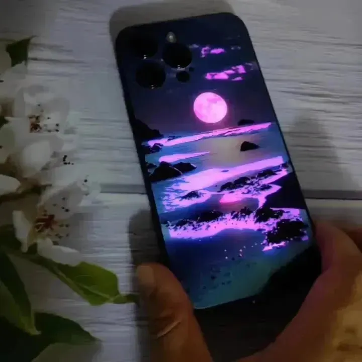 Sunset Beach Glowing Smart Cover (For Samsung)