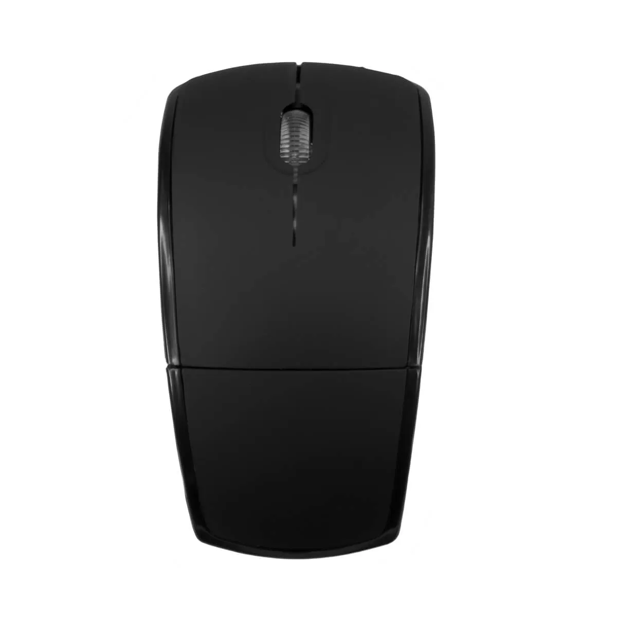 Tangelo Boike Wireless Custom Travel Mouse, Black