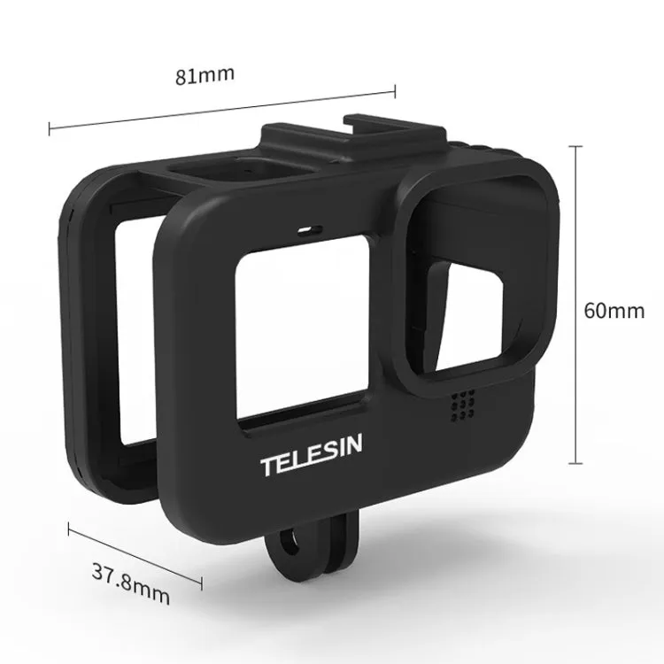 TELESIN GP-FMS-903 Protective Border Plastic Rabbit Cage, For GoPro HERO12 Black / HERO11 Black / HERO10 Black / HERO9 Black