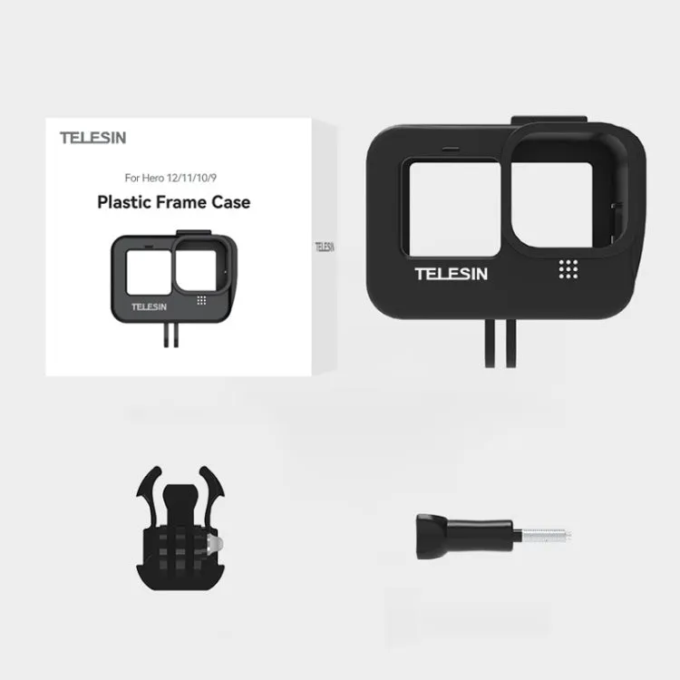 TELESIN GP-FMS-903 Protective Border Plastic Rabbit Cage, For GoPro HERO12 Black / HERO11 Black / HERO10 Black / HERO9 Black