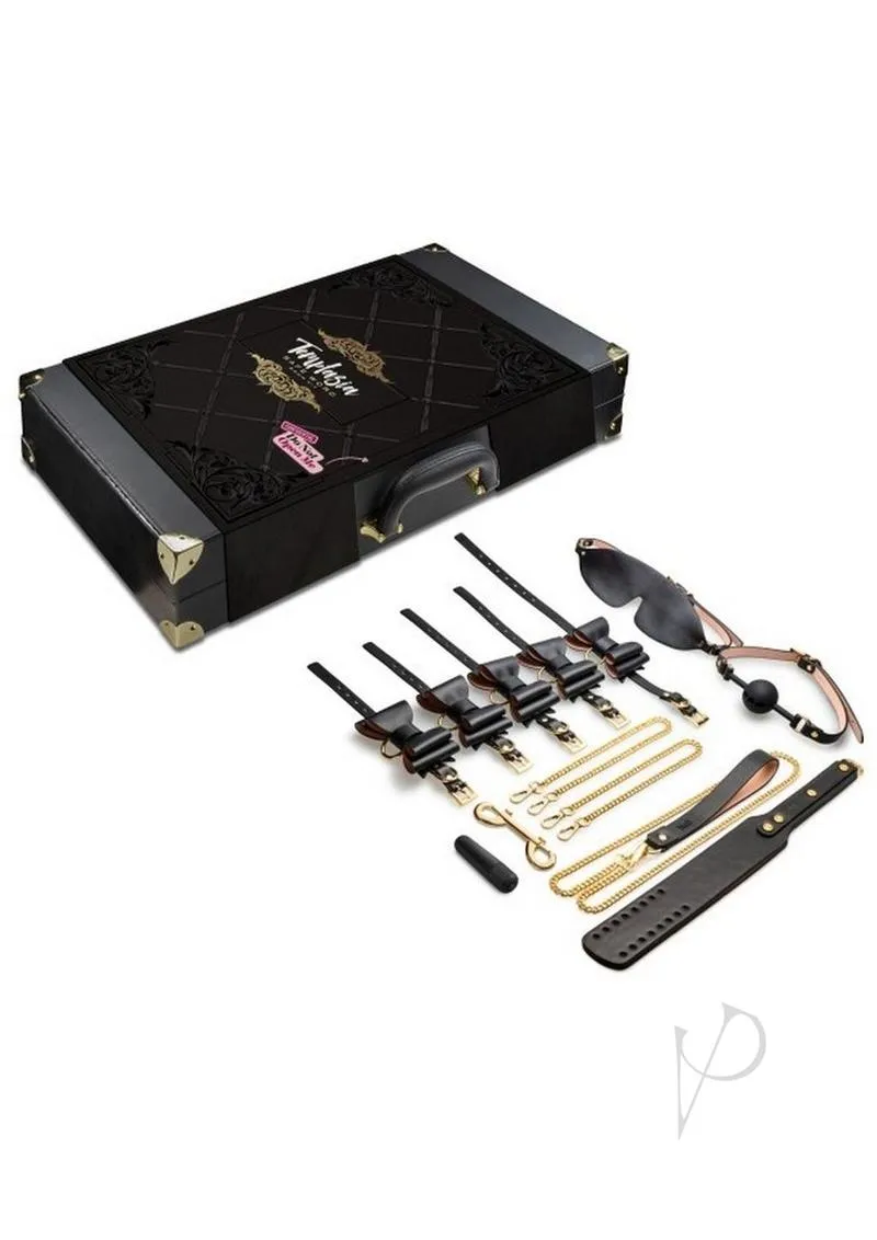 Temptasia Safe Word Bondage Kit Black & Pink