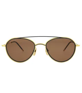 Thom Browne Aviator-Style Metal Sunglasses