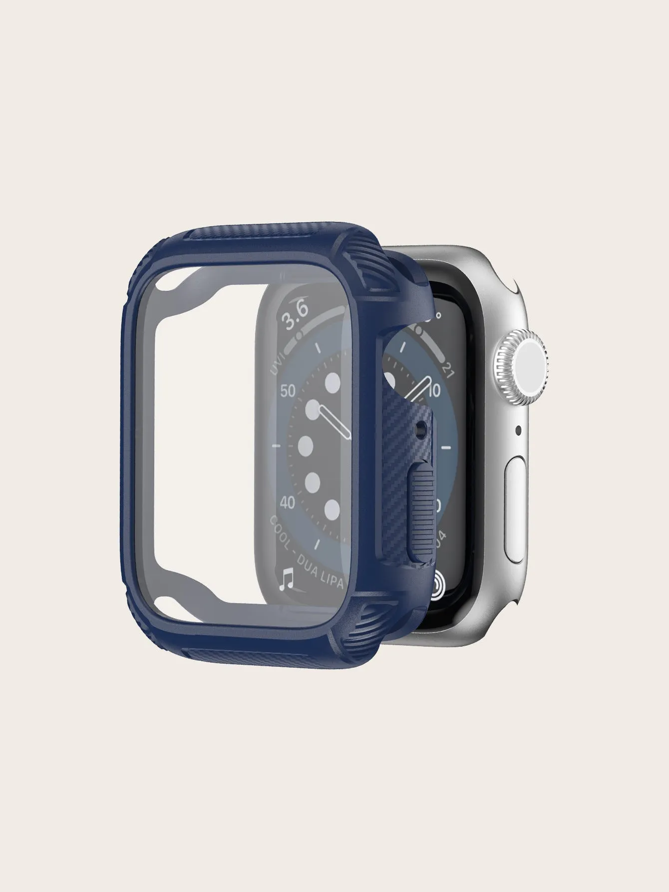 Tpu set tempered film iwatch protective case W24TAW81021