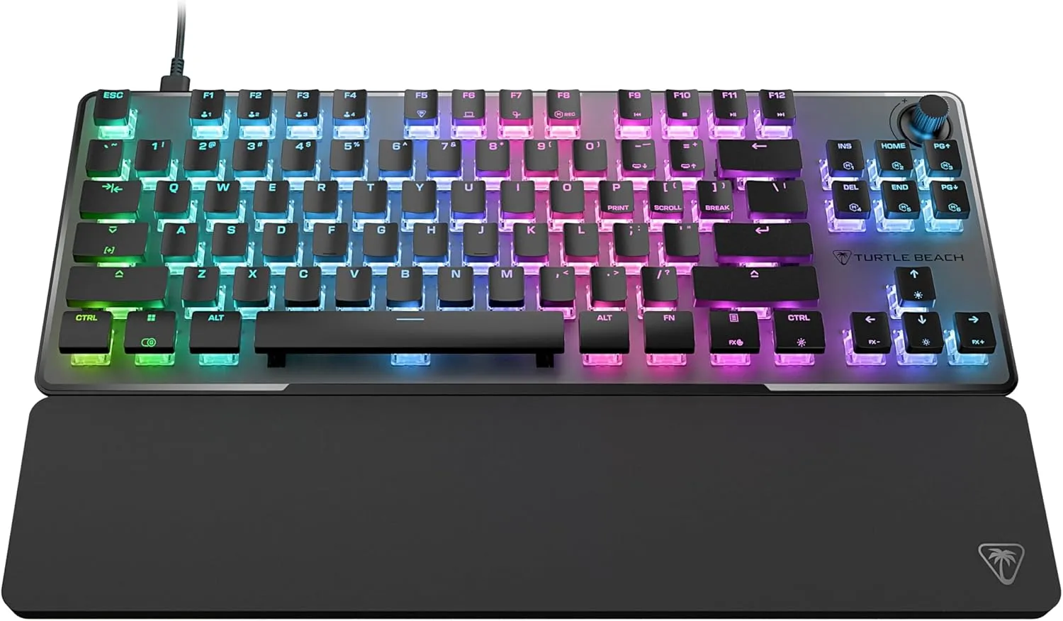 Turtle Beach® Vulcan II TKL Pro 磁性機械 RGB 遊戲鍵盤連手托 - Black 黑色 (KB-RV2TKLP)