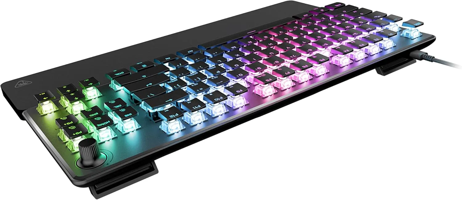 Turtle Beach® Vulcan II TKL Pro 磁性機械 RGB 遊戲鍵盤連手托 - Black 黑色 (KB-RV2TKLP)