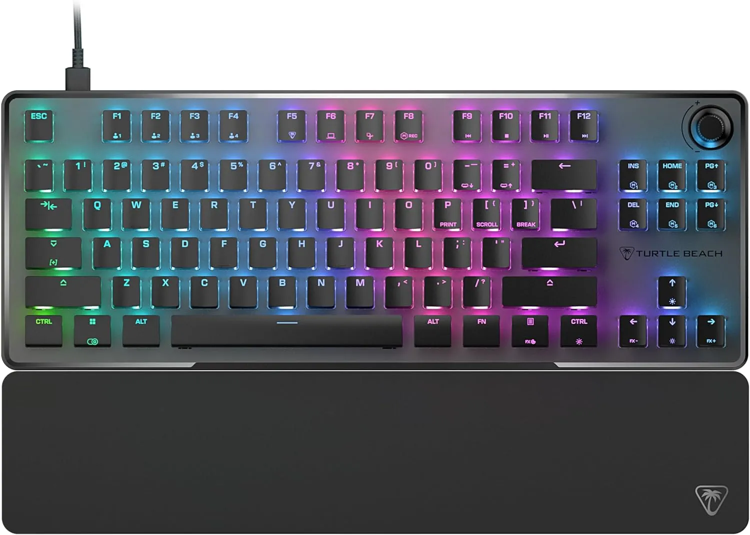 Turtle Beach® Vulcan II TKL Pro 磁性機械 RGB 遊戲鍵盤連手托 - Black 黑色 (KB-RV2TKLP)