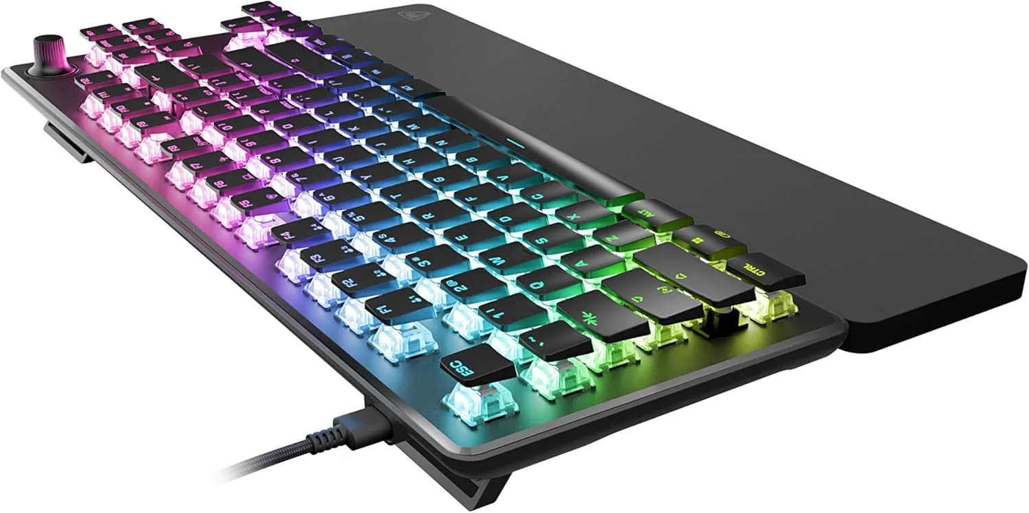 Turtle Beach® Vulcan II TKL Pro 磁性機械 RGB 遊戲鍵盤連手托 - Black 黑色 (KB-RV2TKLP)