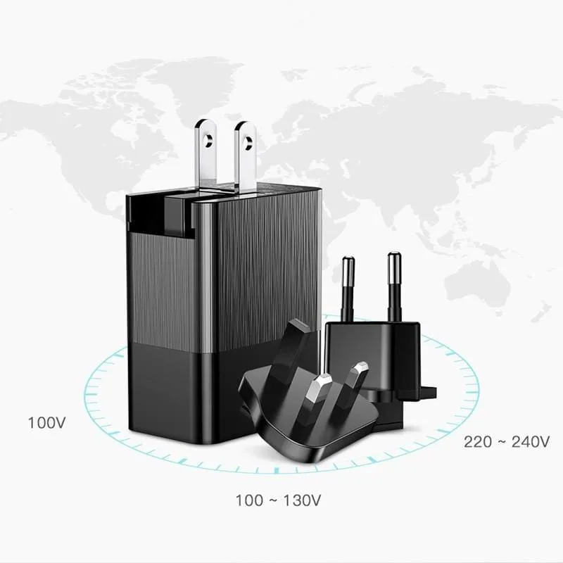 Universal Plug with Three USB Ports