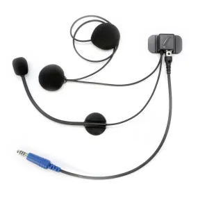 UNIVERSAL Wired Helmet Kit with Alpha Audio Speakers & Mic - CLEARANCE