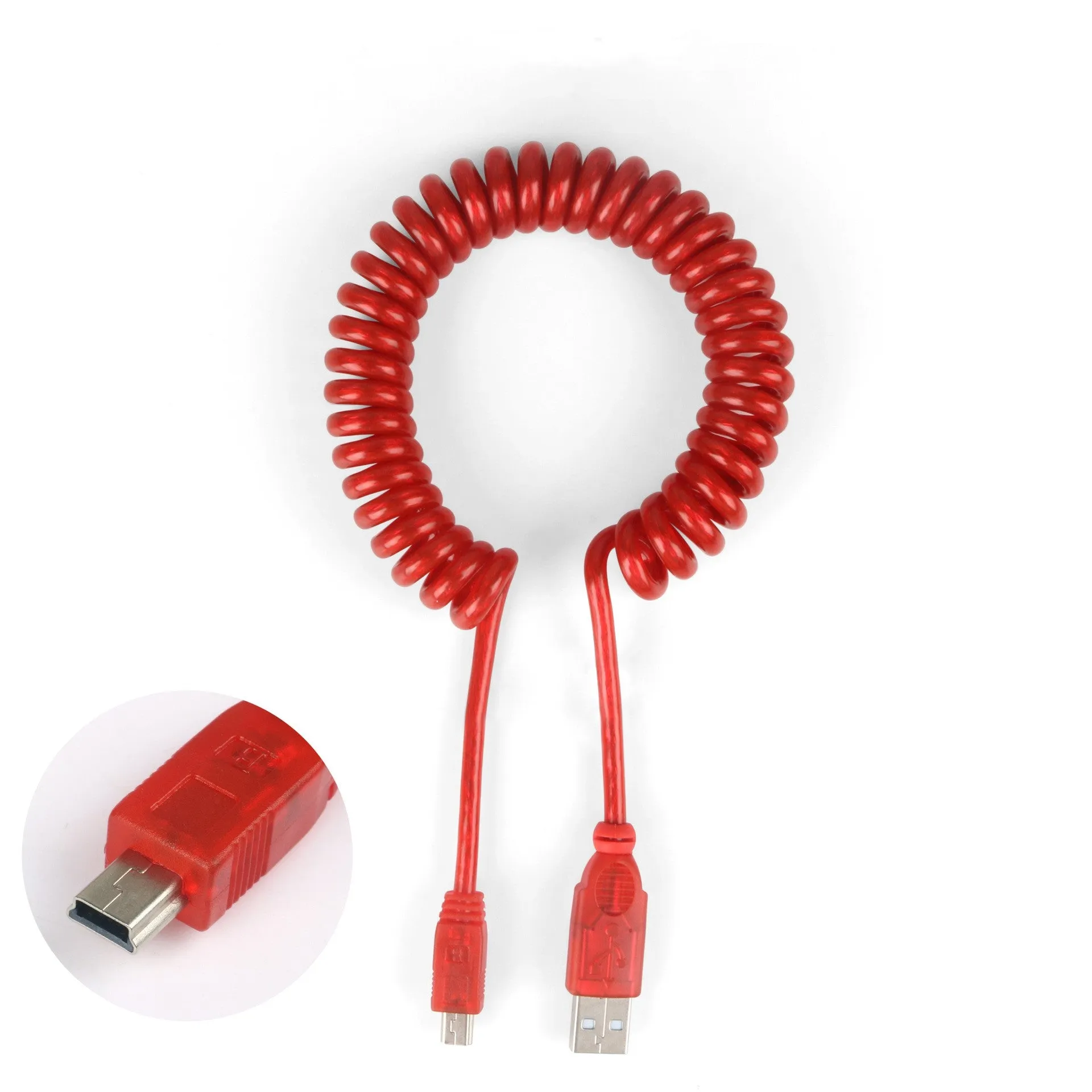 USB Spiral Mechanical Keyboard Data Cable