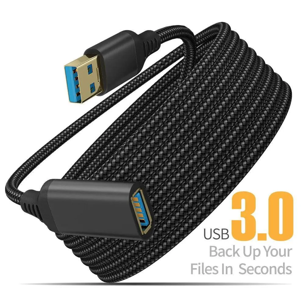 UTHAI USB Male-To-Female Data Cable: Fast Data Transfer & Durability