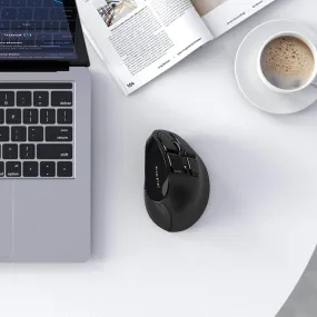 Vertical Ergonomic Soft Click Wireless Mouse