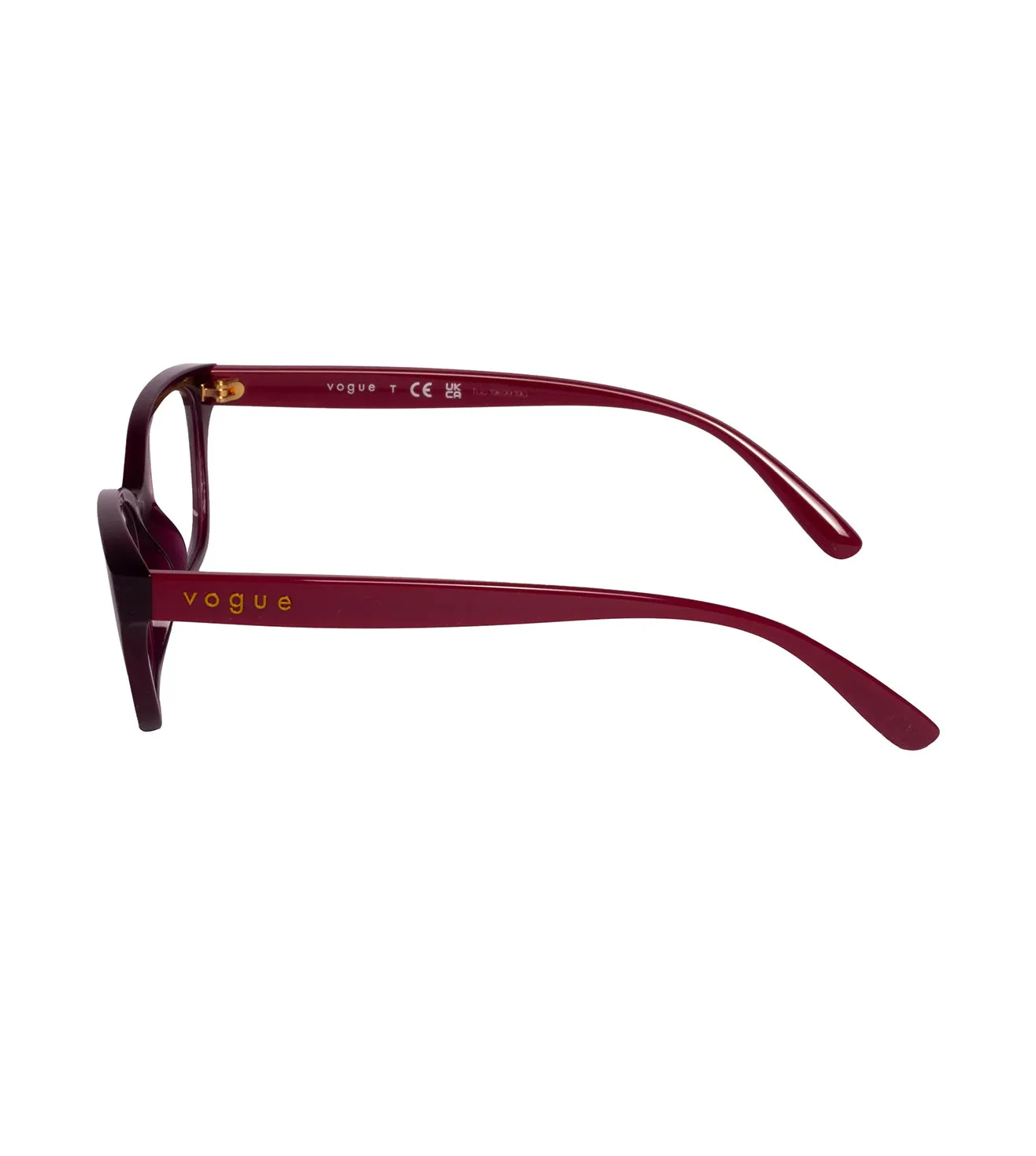 Vogue Women's Burgundy Cat-Eye Optical Frame