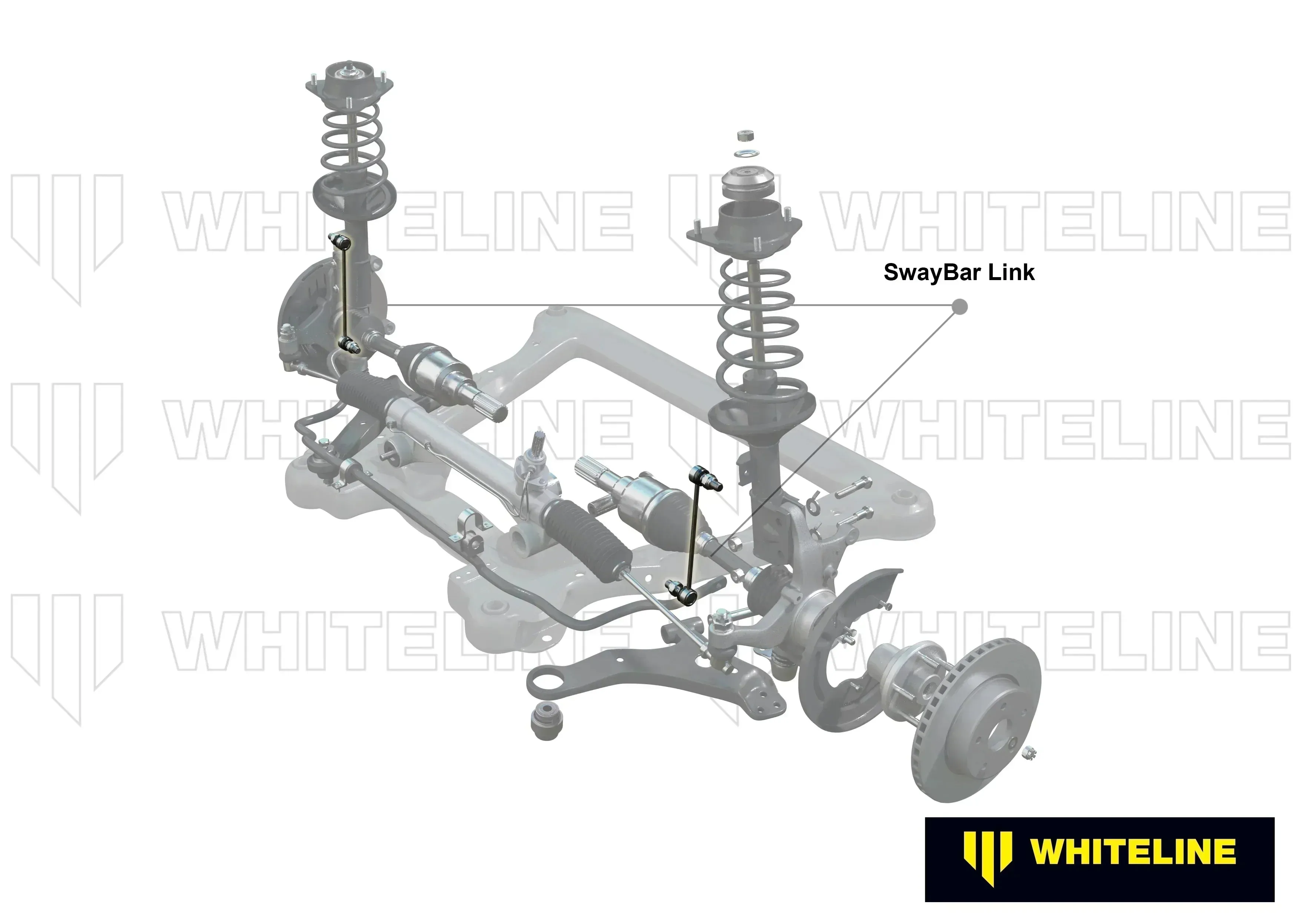 Whiteline Sway Bar End Link Kit Ford Fiesta (2002-2009) [290-315mm/ 10mm Ball Stud] Front - KLC140-295