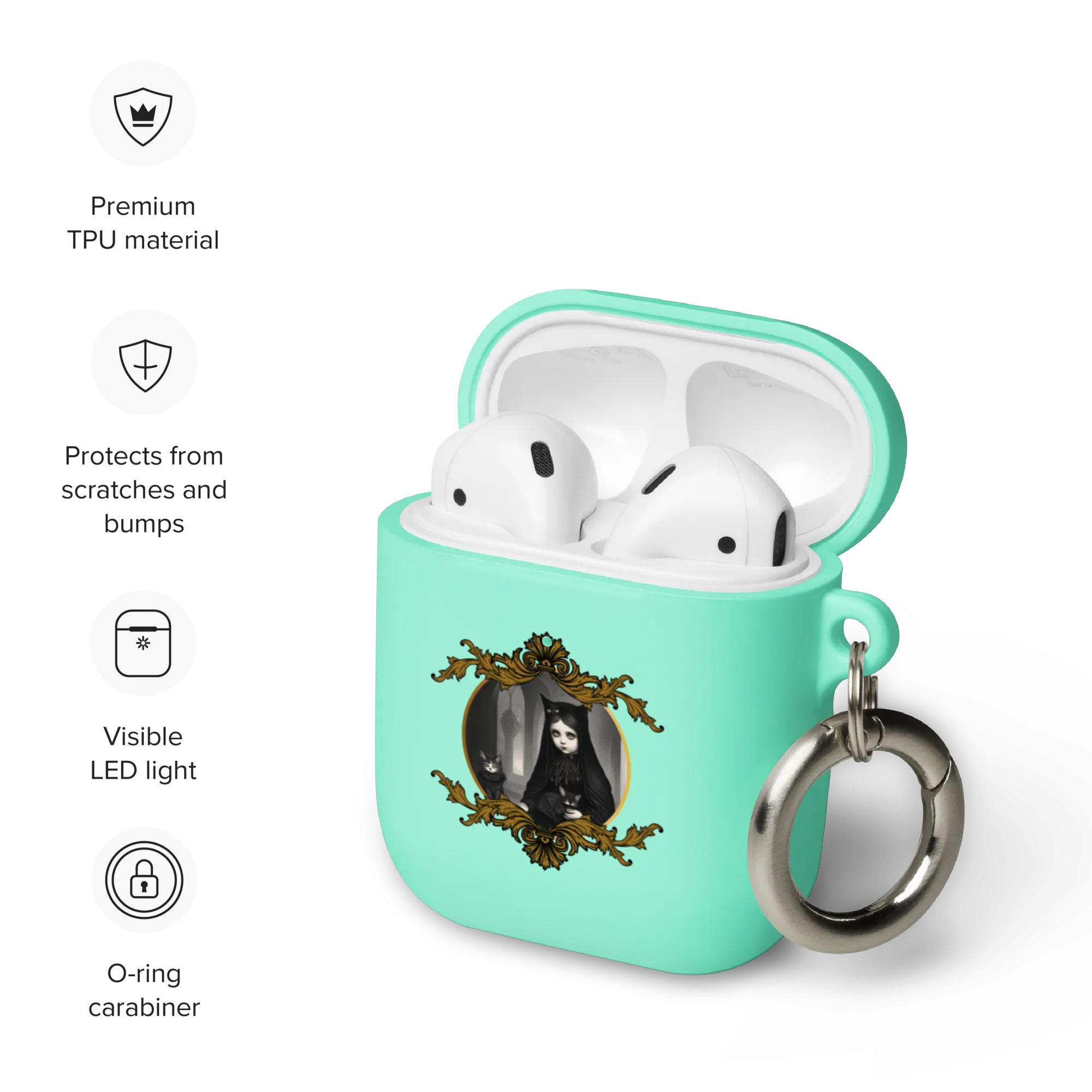 Wilde Family Portrait Rubber Case for AirPods® by laurameghan