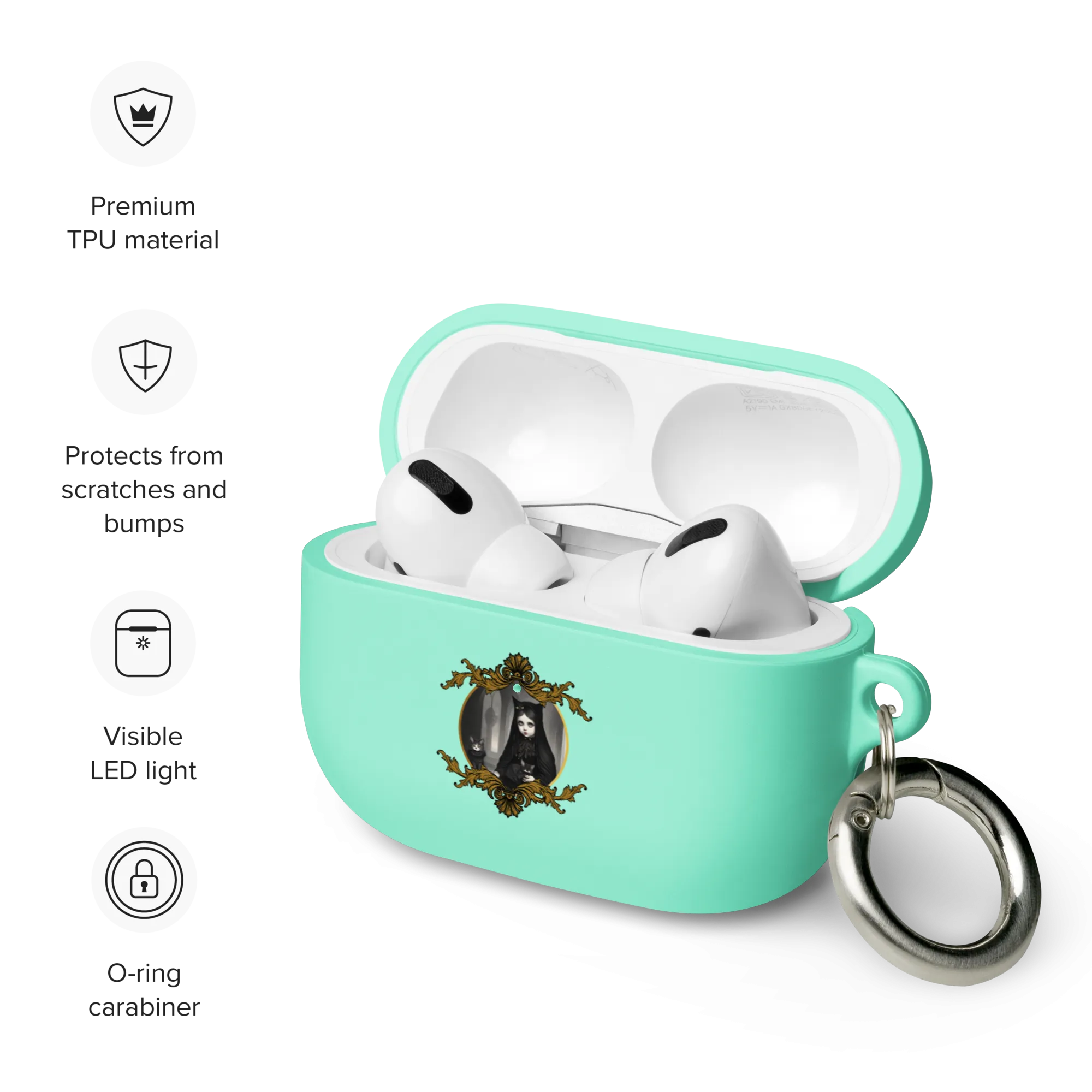 Wilde Family Portrait Rubber Case for AirPods® by laurameghan