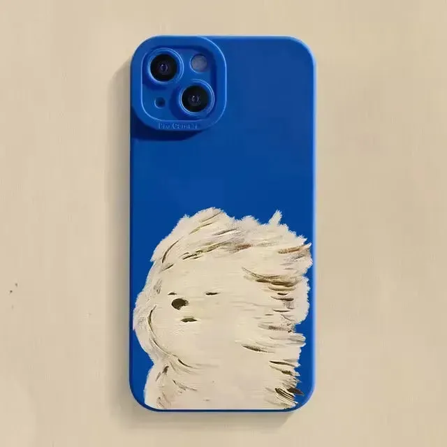 Wind in Hair Dog Phone Case (For iPhones)