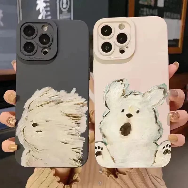 Wind in Hair Dog Phone Case (For iPhones)