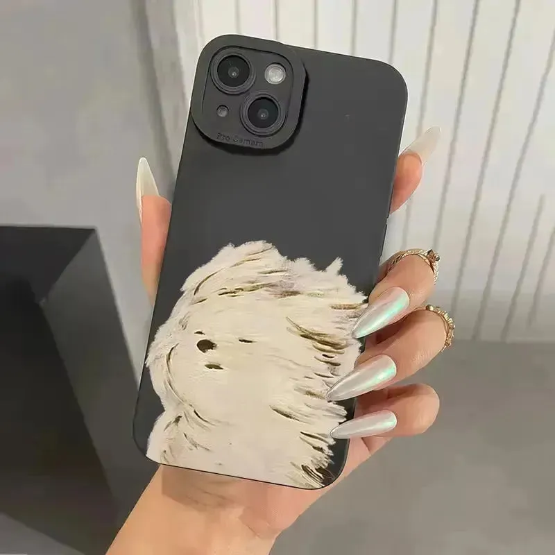 Wind in Hair Dog Phone Case (For iPhones)