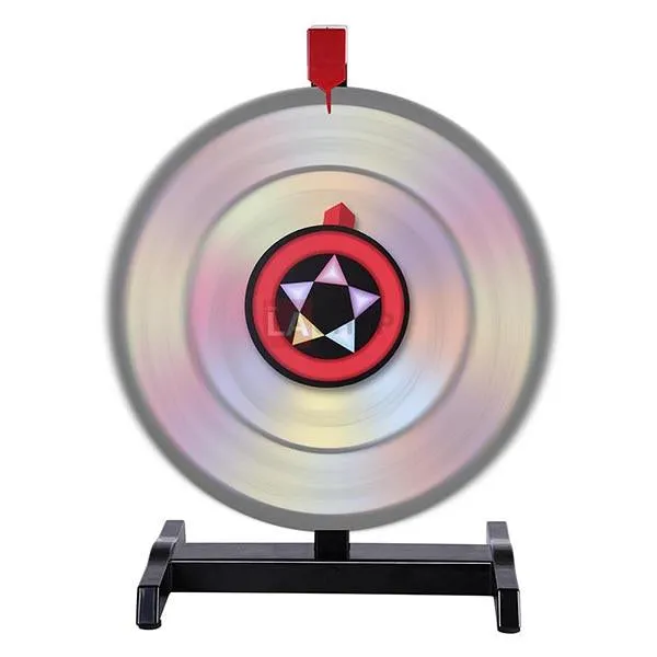 WinSpin 15" Table Top Dry Erase Prize Wheel 2-Circle 2-Pointer