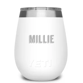 YETI Rambler 295 ml Wine Tumber  - CUSTOMIZED pick your font