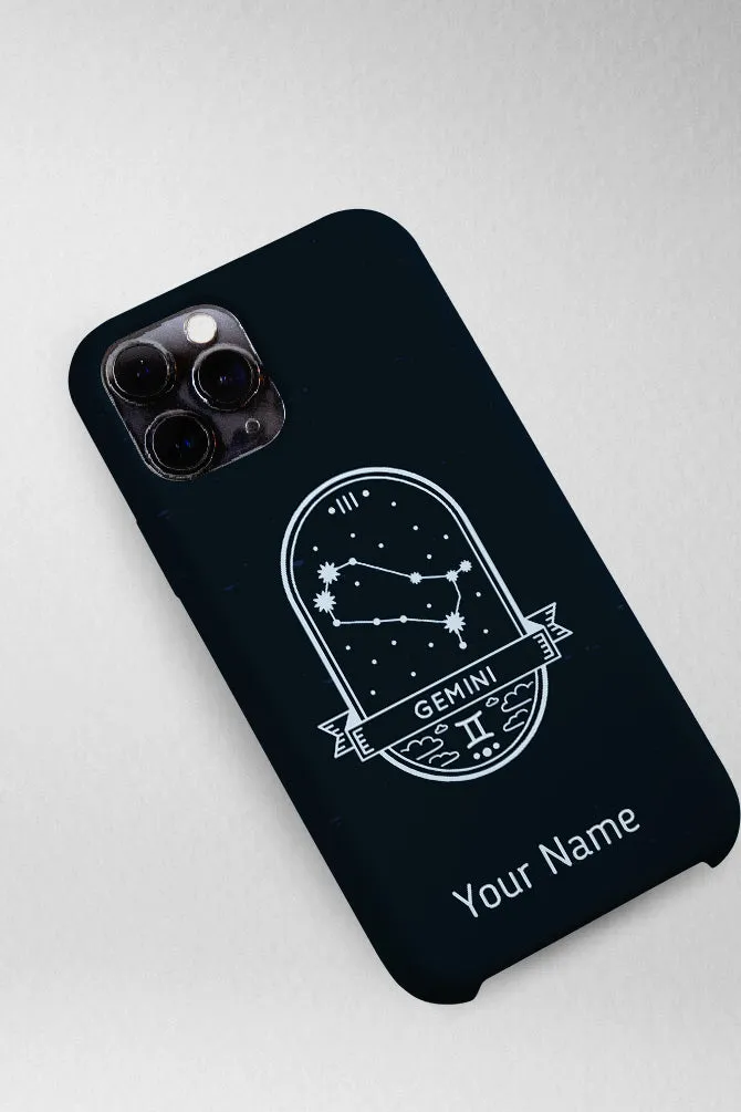 Zodiac Gemini Customized Hard Mobile Case - iPhone, Samsung, OnePlus & Xiaomi