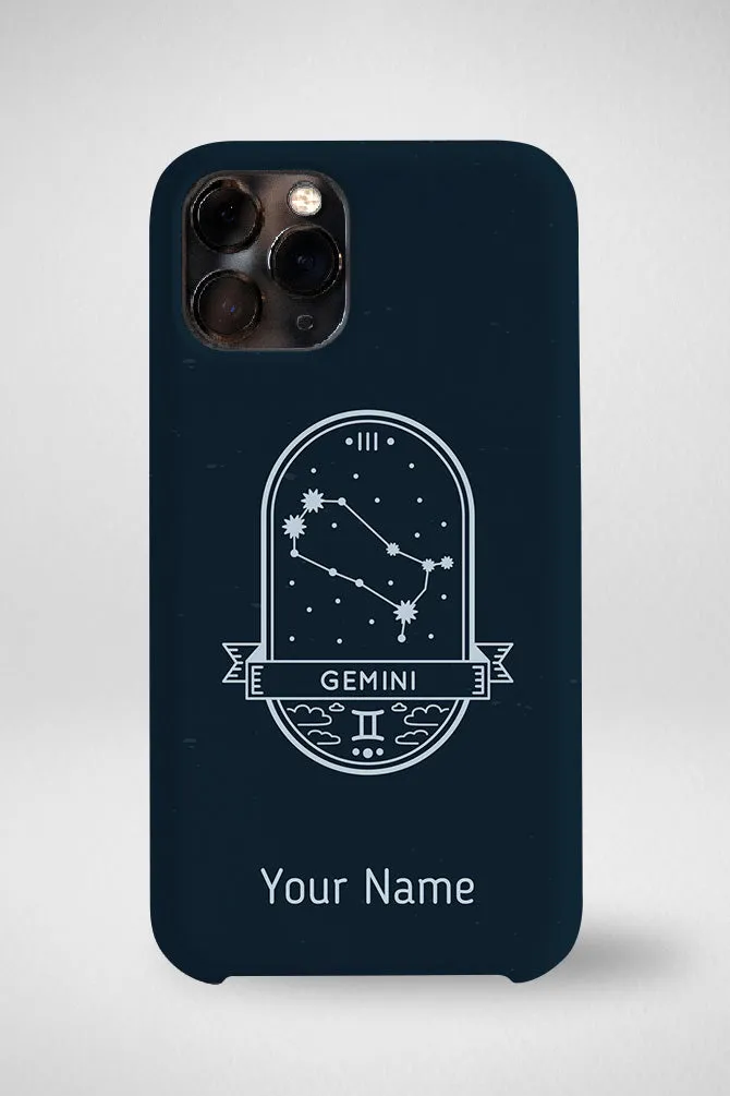 Zodiac Gemini Customized Hard Mobile Case - iPhone, Samsung, OnePlus & Xiaomi