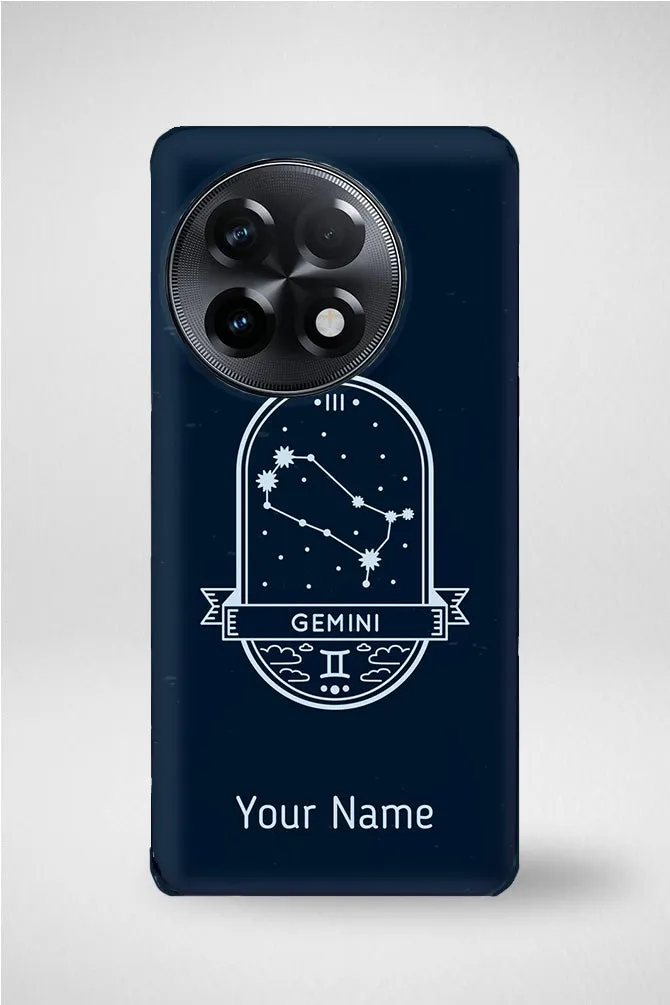 Zodiac Gemini Customized Hard Mobile Case - iPhone, Samsung, OnePlus & Xiaomi